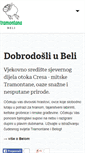 Mobile Screenshot of beli-tramontana.com